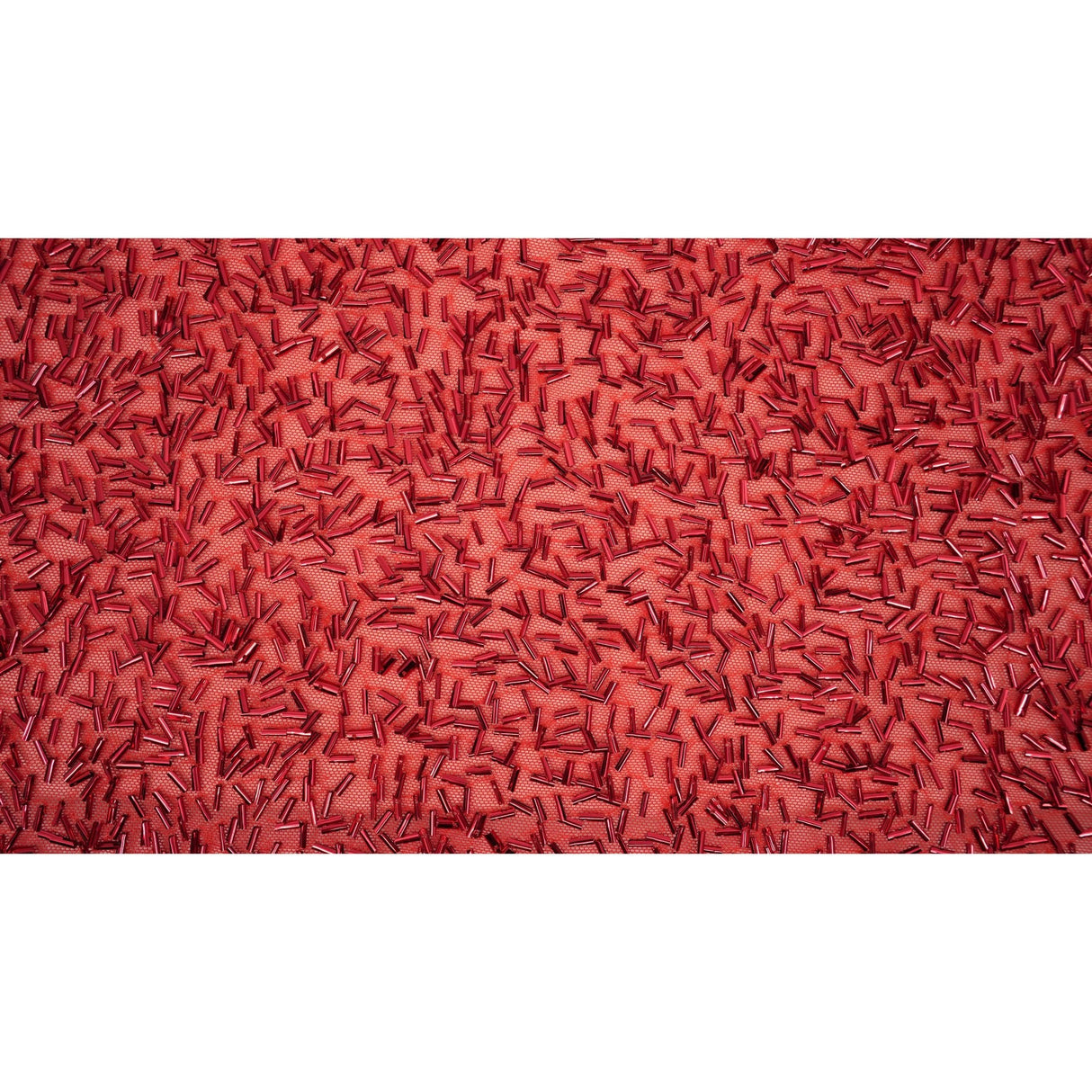 Beaded Stretch Mesh Fabric