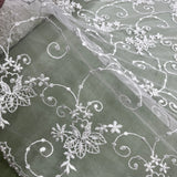 Beaded Embroidered Lace Mesh