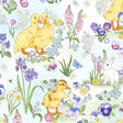 Minky Cuddle Fabric Duck Duck Bunny Print