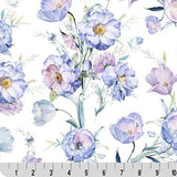 Minky Cuddle Fabric Digital Iris Poppy Lane