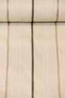 1 Yard Linen Novelty Herringbone Yarn Dyed Stripe Fabric Cocoa Color 54" Width