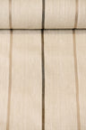 1 Yard Cocoa Linen Herringbone Stripe Natural Apparel Sewing Fabric 54" Width