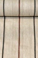 1 Yard Rich Copper Herringbone Stripe Linen Premium Sewing Fabric 54" Width