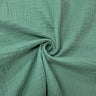 Double Layer Cotton Gauze Fabric - Soft Double Layer Muslin, 46/48" Width (1 Yard)