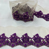 Floral Embroidered Mesh Lace Trim