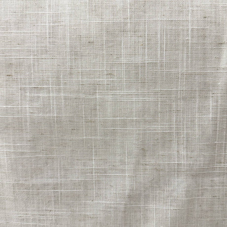 Declan Sheer Polyester Linen Fabric - Ivory Solid Sheer, 118" Width (1 Yard)
