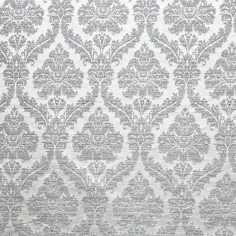 Delano Traditional Damask Polyester Fabric - Damask Floral Pattern, 57" Width (1 Yard)