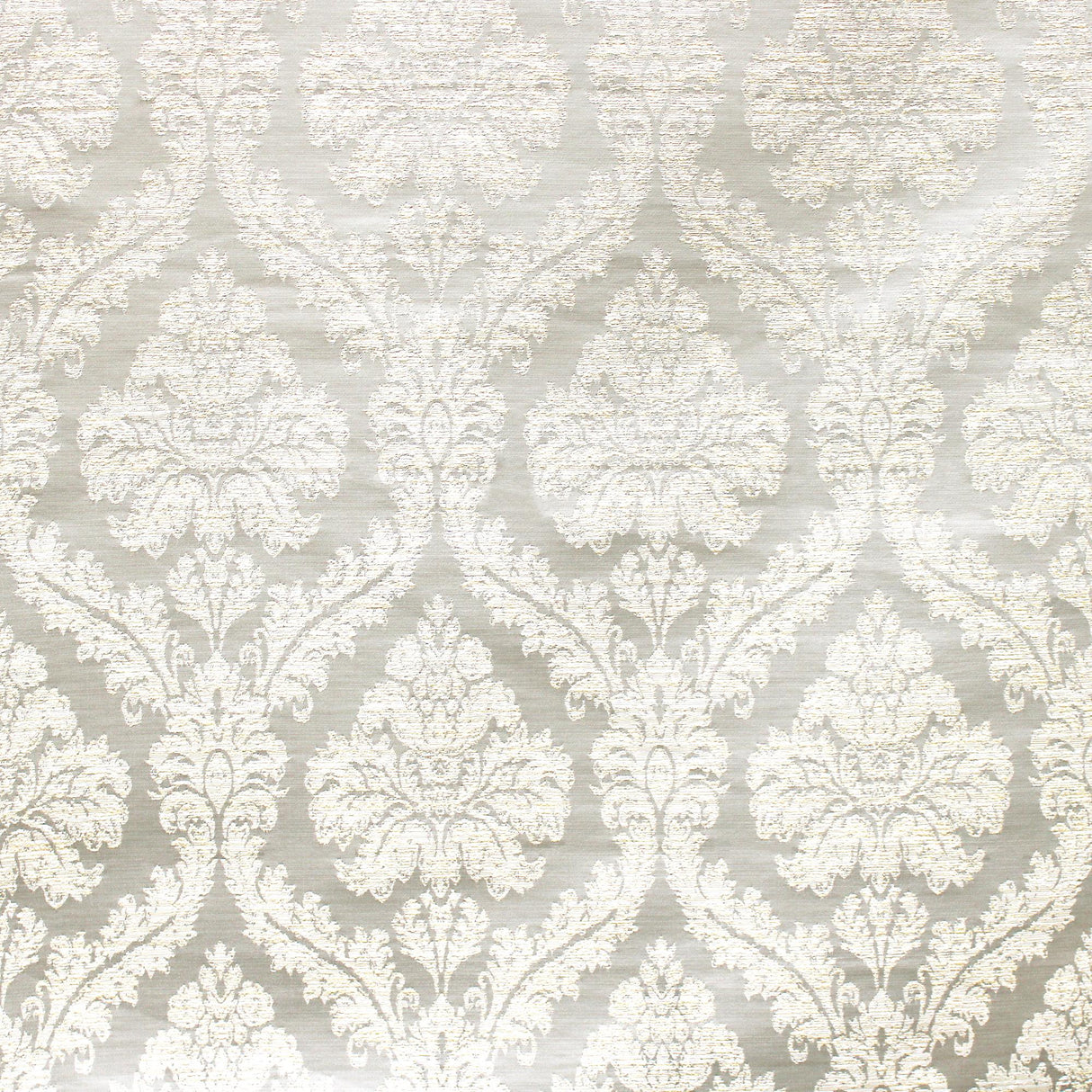 Delano Traditional Damask Polyester Fabric - Damask Floral Pattern, 57" Width (1 Yard)