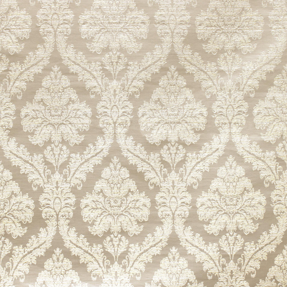 Delano Traditional Damask Polyester Fabric - Damask Floral Pattern, 57" Width (1 Yard)