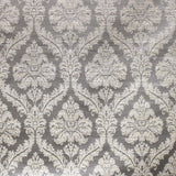 Delano Traditional Damask Polyester Fabric - Damask Floral Pattern, 57" Width (1 Yard)