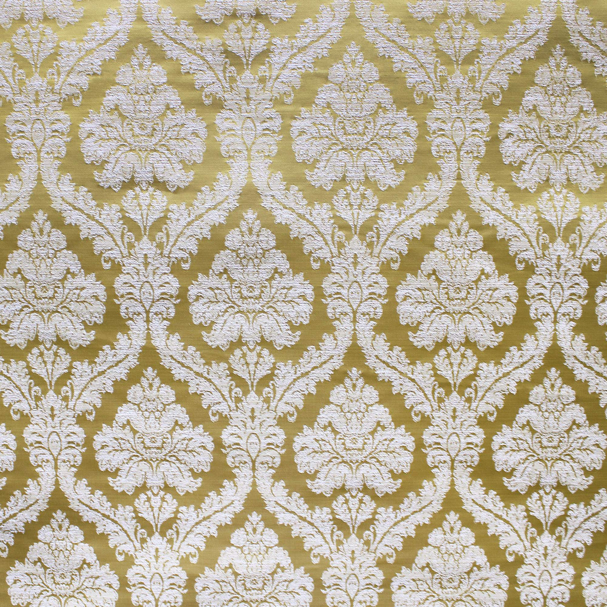 Delano Traditional Damask Polyester Fabric - Damask Floral Pattern, 57" Width (1 Yard)
