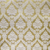 Delano Traditional Damask Polyester Fabric - Damask Floral Pattern, 57" Width (1 Yard)