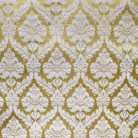 Delano Traditional Damask Polyester Fabric - Damask Floral Pattern, 57" Width (1 Yard)