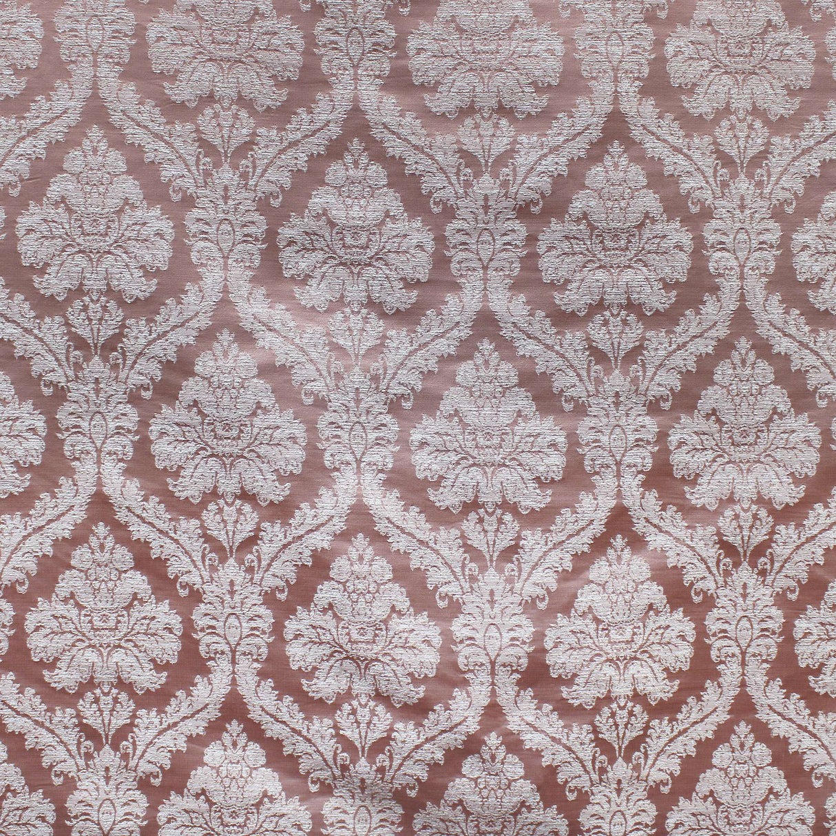 Delano Traditional Damask Polyester Fabric - Damask Floral Pattern, 57" Width (1 Yard)