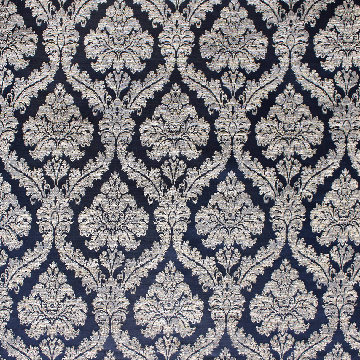 Delano Traditional Damask Polyester Fabric - Damask Floral Pattern, 57" Width (1 Yard)