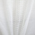 Deluca Knit Striped Sheer Polyester Fabric - White, Beige, 118" Width (1 Yard)