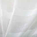 Delmar Sheer Polyester Fabric - Striped Zig Zag, 110" Width (1 Yard)