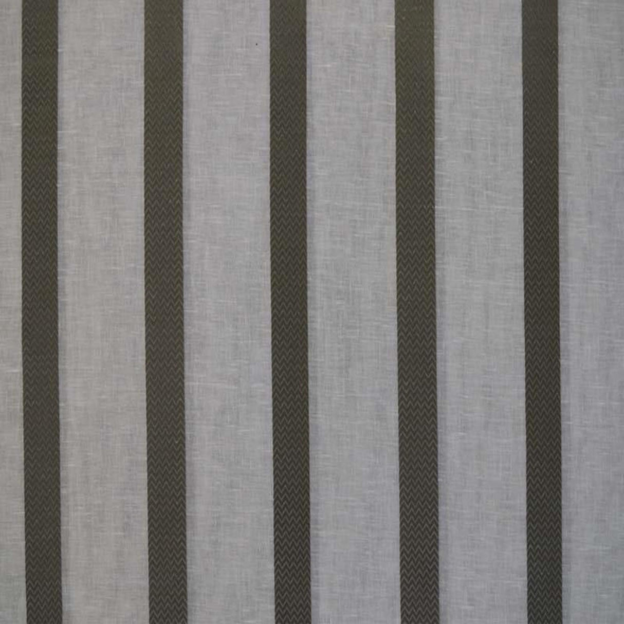 Delmar Sheer Polyester Fabric - Striped Zig Zag, 110" Width (1 Yard)