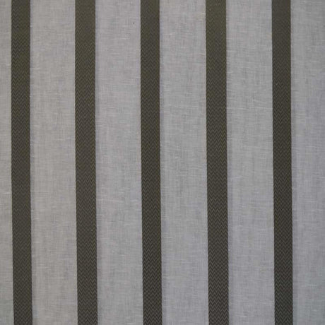 Delmar Sheer Polyester Fabric - Striped Zig Zag, 110" Width (1 Yard)