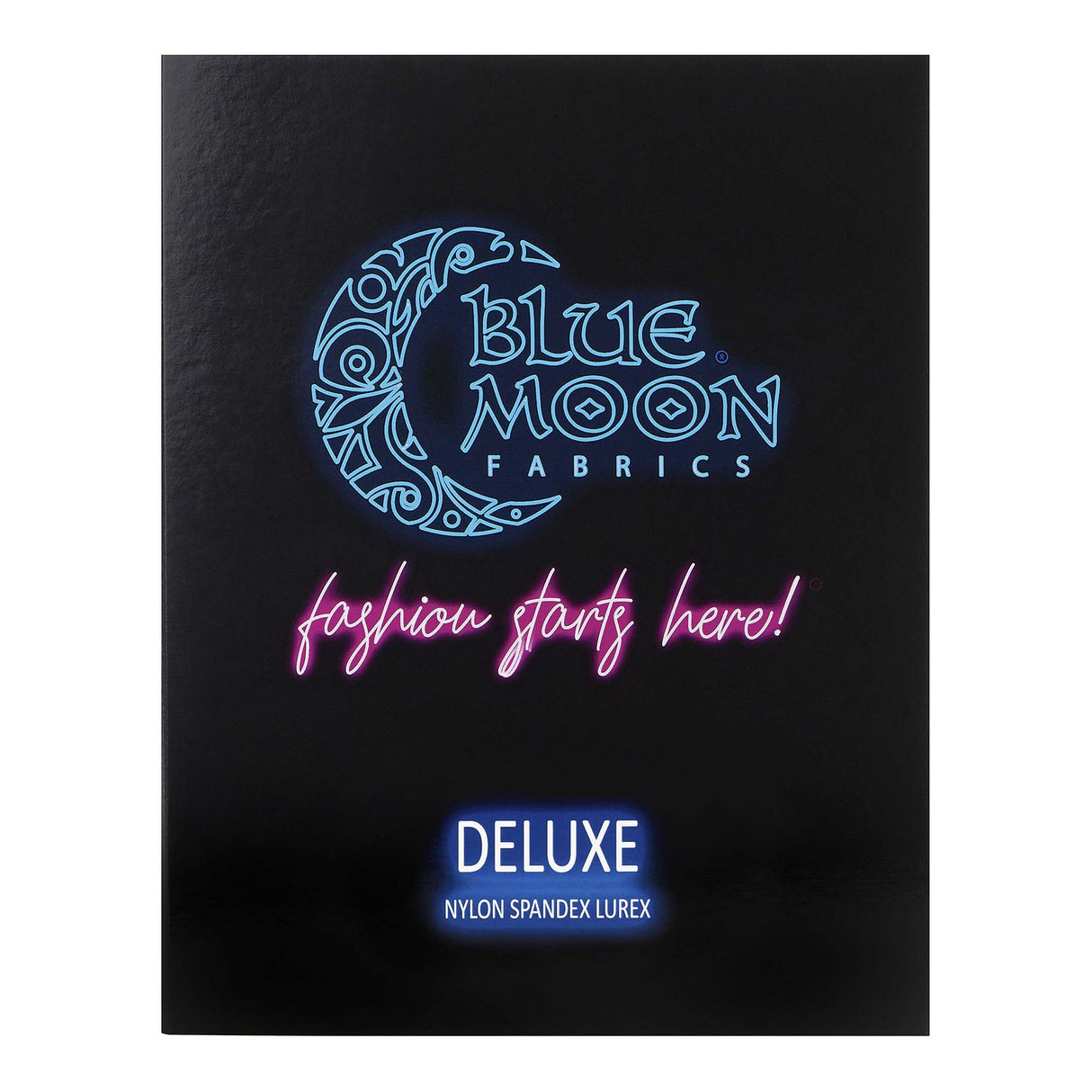 Deluxe Nylon Spandex Lurex Fabric - Color Card, 25 Colors (1 Swatch Card)