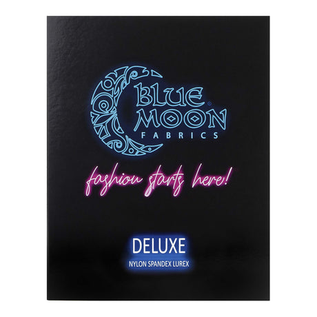 Deluxe Nylon Spandex Lurex Fabric - Color Card, 25 Colors (1 Swatch Card)