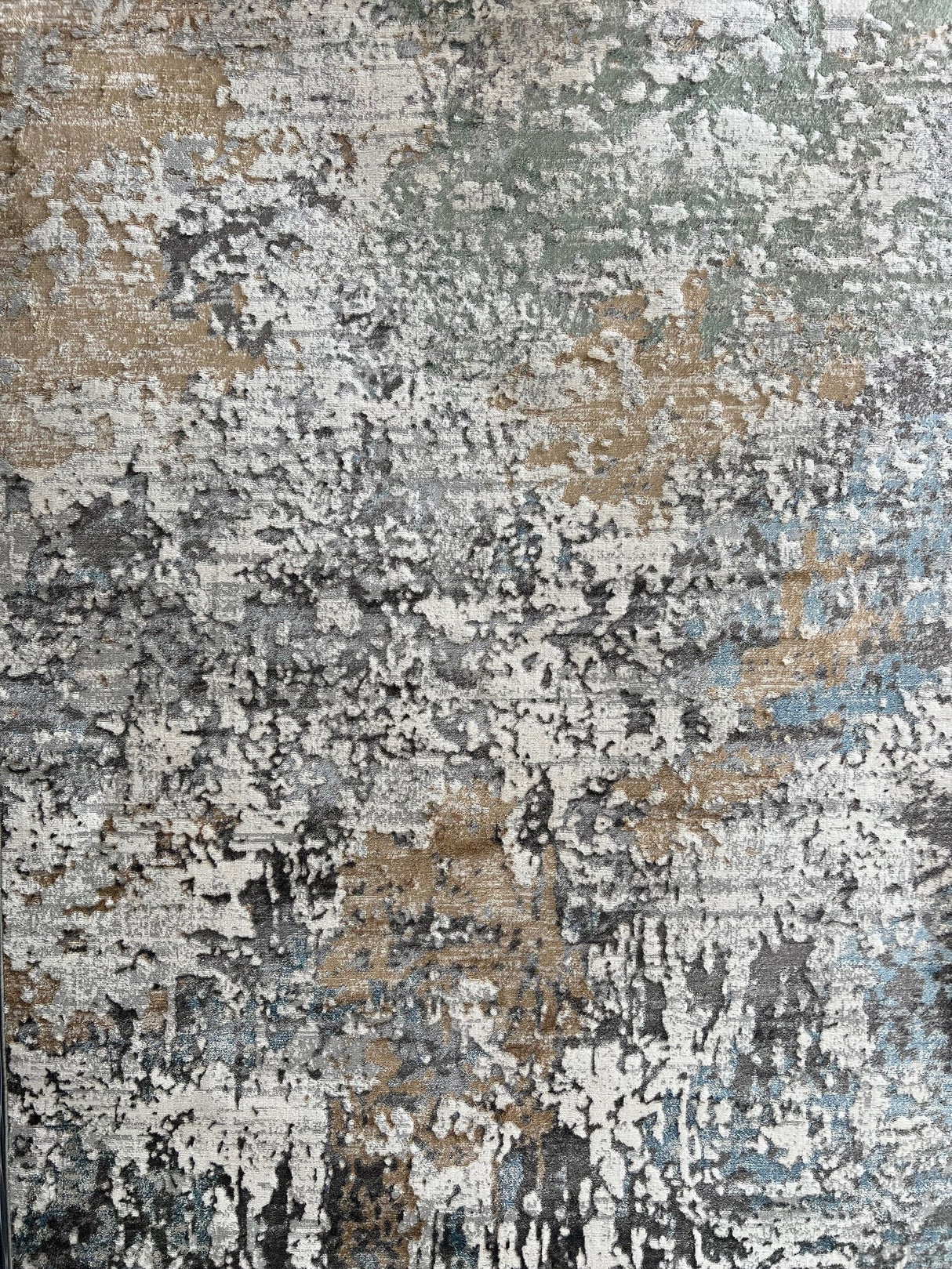 Dynamic Color-Shifting Foldable Flat Weave Area Rug - Multicolor Pattern, 5' 4" X 7' 8", 8' X 11", 10' X 13" (1 Piece)