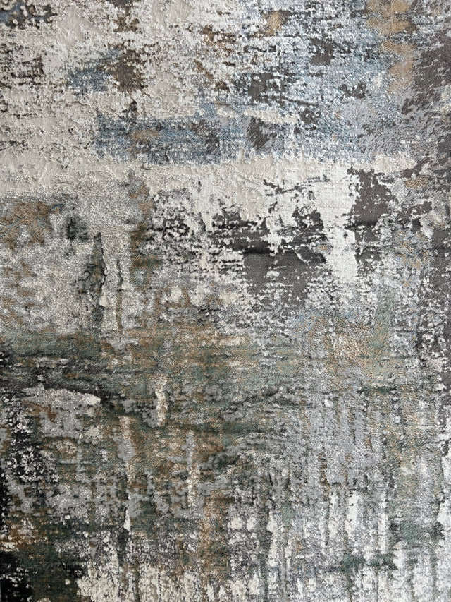 DEV304 Polypropylene Polyester Area Rug - Color Shifting Flat Weave, Made In Turkey (1 Rug)