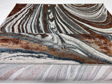 Chromatic Transformation Polypropylene Polyester Fabric - Shifting Hue Flat Weave Area Rug, Foldable, Made In Turkey (1 Unit)