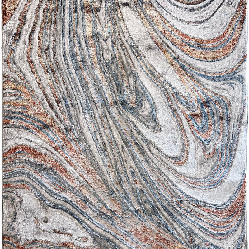 Chromatic Transformation Polypropylene Polyester Fabric - Shifting Hue Flat Weave Area Rug, Foldable, Made In Turkey (1 Unit)
