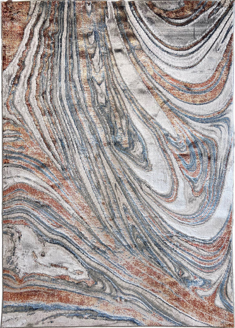 Chromatic Transformation Polypropylene Polyester Fabric - Shifting Hue Flat Weave Area Rug, Foldable, Made In Turkey (1 Unit)