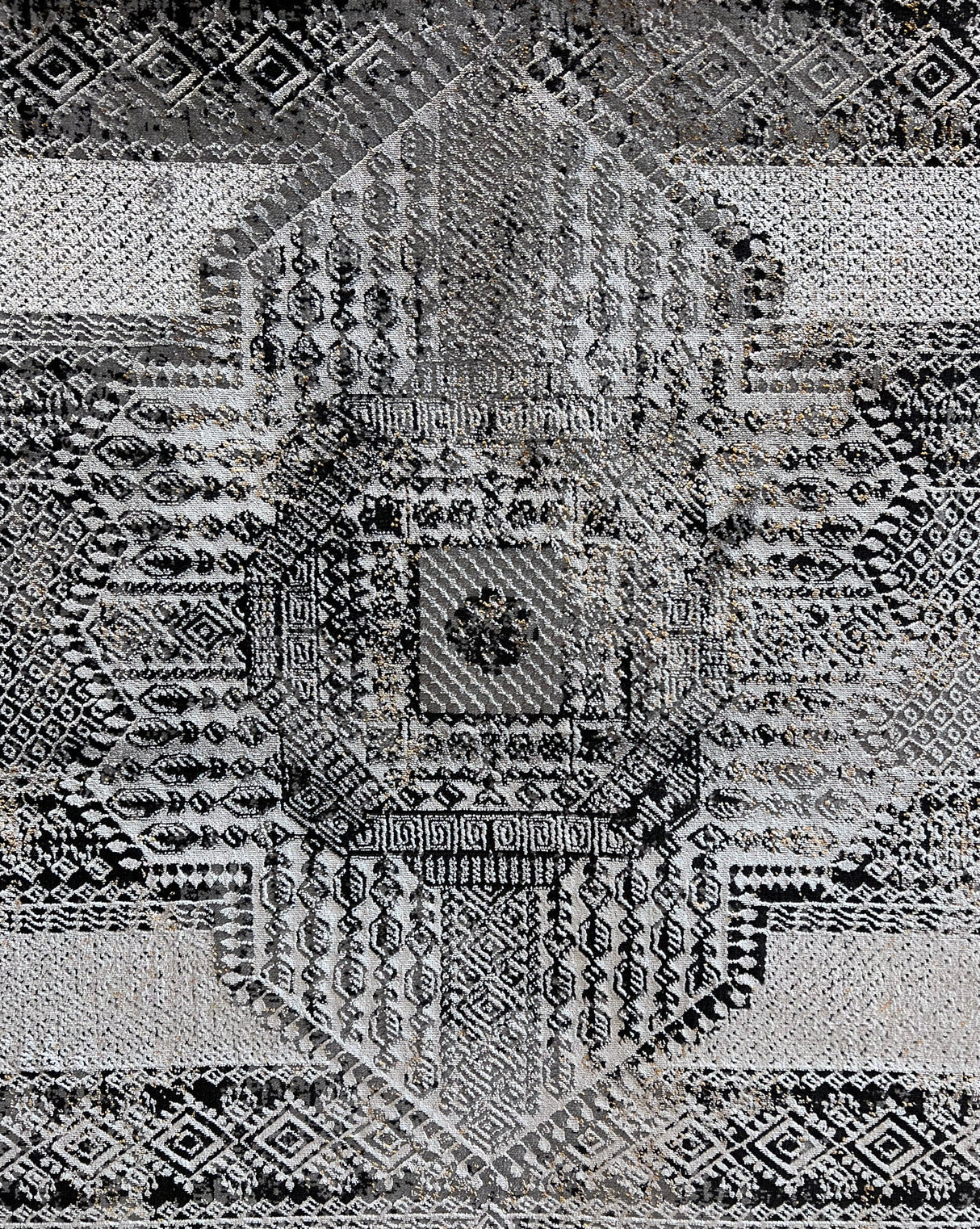 Chromatic Elegance Polypropylene Polyester Area Rug - Shifting Hues Flat Weave, 5' 4" X 7' 8", 8' X 11" (1 Piece)