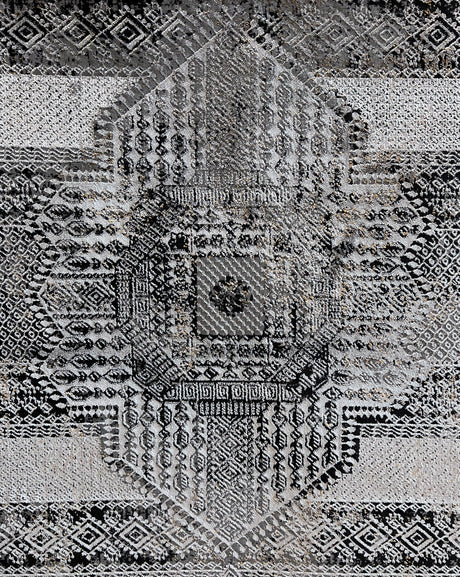 Chromatic Elegance Polypropylene Polyester Area Rug - Shifting Hues Flat Weave, 5' 4" X 7' 8", 8' X 11" (1 Piece)