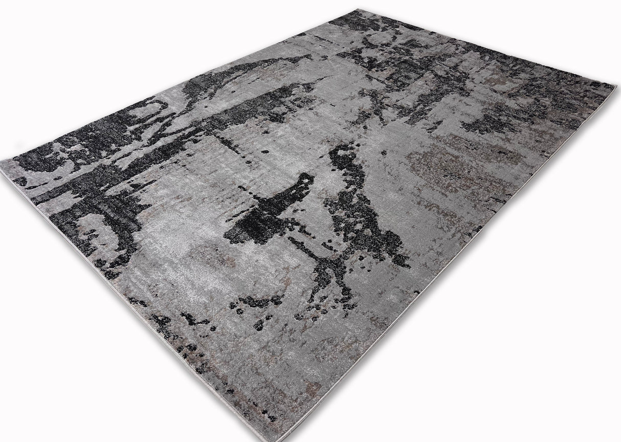 DEV309 Polypropylene Polyester Area Rug - Color Shifting Flat Weave, 5' 4" X 7' 8", 8' X 11" (1 Unit)