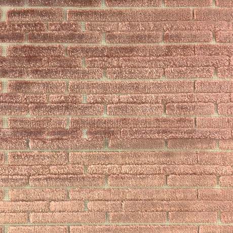 Dezi Fabric Textured Chenille Fabric - Textured Solid Brick-Like, 56" Width (1 Yard)