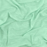 1 Yard Mint Green Slub Stretch Jersey Knit Fabric 58 Inches Width
