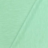 1 Yard Mint Green Slub Stretch Jersey Knit Fabric 58 Inches Width
