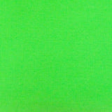 1 Yard Bright Green Stretch Polyester Rib Knit Fabric, 57 Inches Width