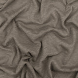 1 Yard Latte Taupe Brown Slub Stretch Jersey Knit Fabric Soft Matte 55 Inches Width