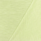 1 Yard Faint Lime Yellow Slub Stretch Jersey Knit Fabric Soft Lightweight 54 Inches Width