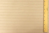 1 Yard Cream Beige Stripe Stretch Interlock Knit Fabric 60 Inches Width