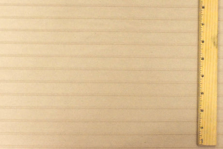 1 Yard Cream Beige Stripe Stretch Interlock Knit Fabric 60 Inches Width