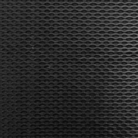 1 Yard Pearl Black 3D Mesh Stretch Yoga Activewear Fabric For Blouses And Dancewear 58 Inches Width