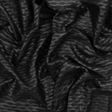 1 Yard Pearl Black 3D Mesh Stretch Yoga Activewear Fabric For Blouses And Dancewear 58 Inches Width