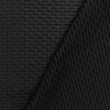 1 Yard Pearl Black 3D Mesh Stretch Yoga Activewear Fabric For Blouses And Dancewear 58 Inches Width