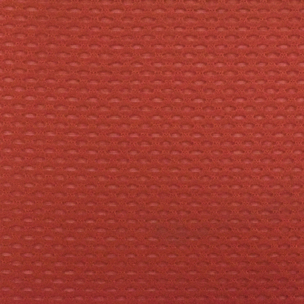 1 Yard Burnt Orange Stretch 3D Mesh Yoga Activewear Fabric Horizontal Stretch 57 Inch Width