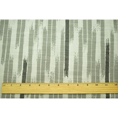 1 Yard Gray Multi Perennials Outdoor Ikat Tapestry Decor Fabric Upholstery 56 Inches Width