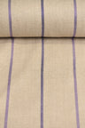 1 Yard Linen Novelty Herringbone Yarn Dyed Stripe Fabric Softened Color 54" Width