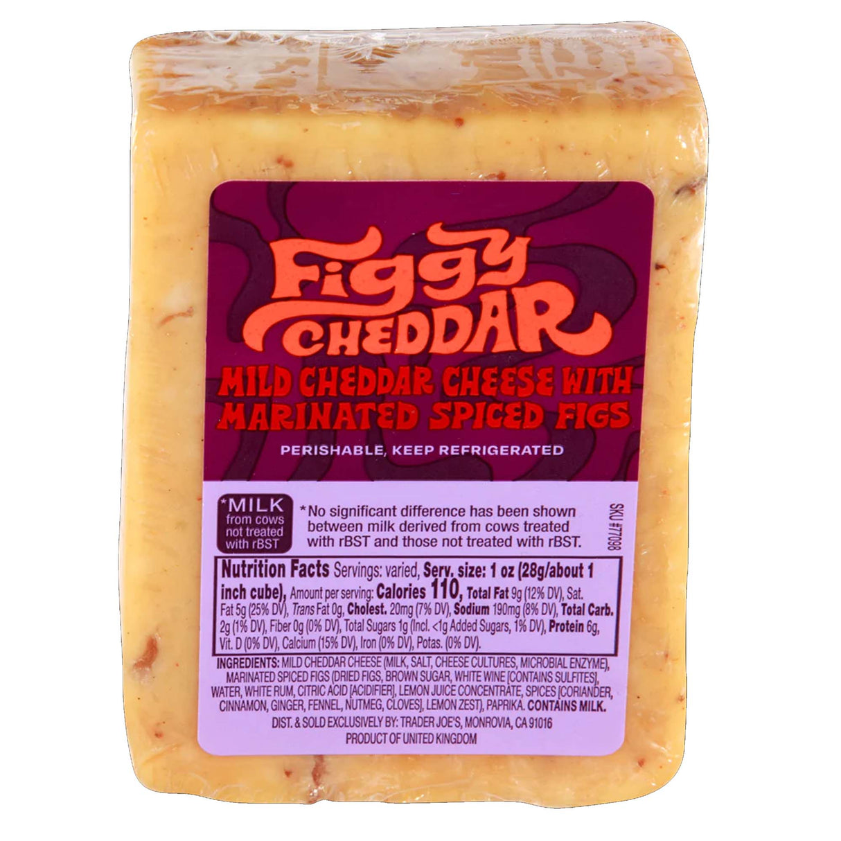 Figgy Cheddar Cheese – Sweet Savory Gourmet Flavored Cheese