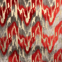 Diamo Cut Velvet Fabric - Abstract Ikat Pattern, 55" Width (1 Yard)