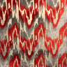 Diamo Cut Velvet Fabric - Abstract Ikat Pattern, 55" Width (1 Yard)